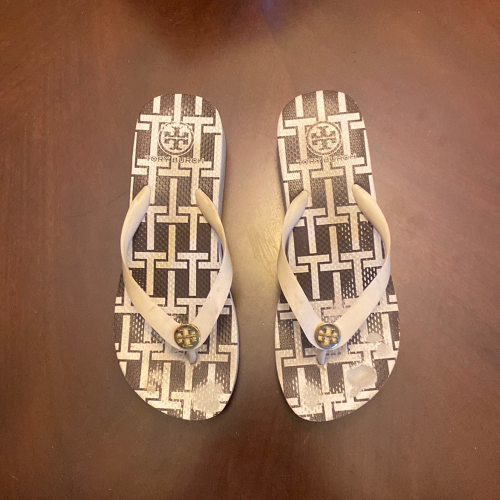 Tory Burch Wedged Flip Flops